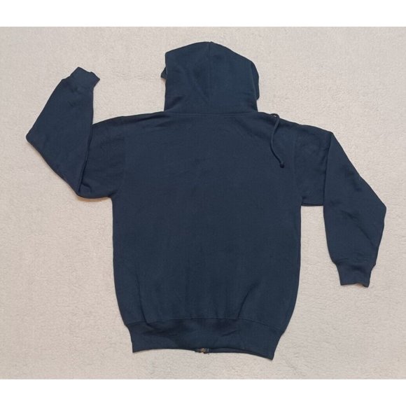 Cotton Net Ocean Isle Beach, NC Men's Navy Full Zip Hoodie Sz S Pockets - Picture 2 of 9